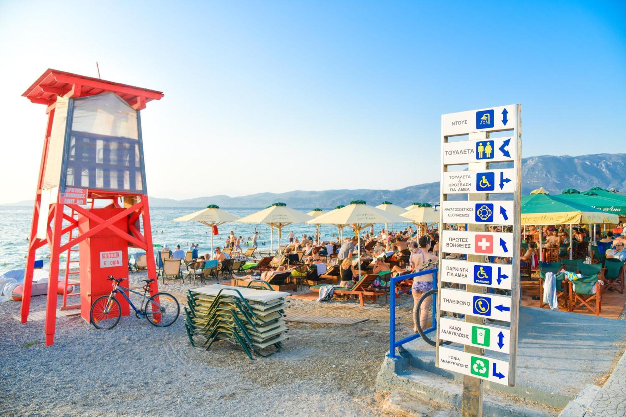 Beach Blue Villa Corinth Eksteriør bilde